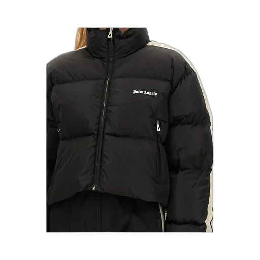 Logo Embroidered Zip-Up Jacket