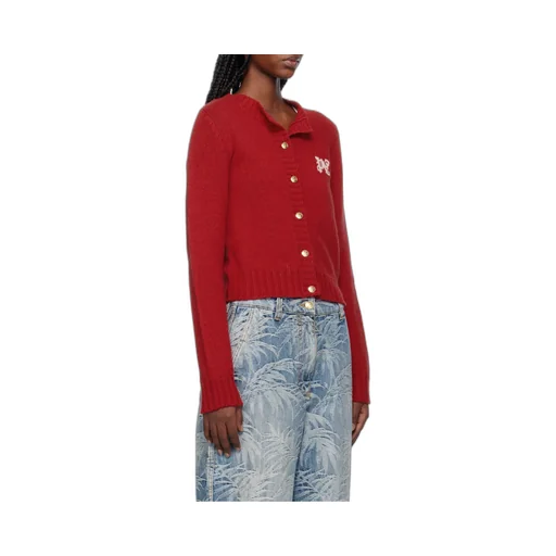 Long-Sleeved Letter Cardigan