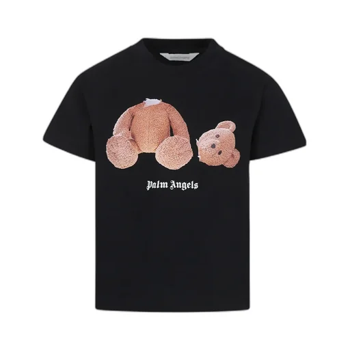 Teddy Bear Printed Crewneck T-Shirt