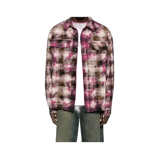 Checked Long-Sleeved Shirt