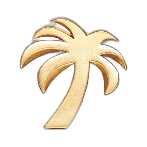 Palm Tree Buckle Belt