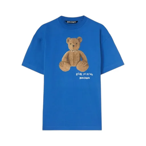 Bear In Mind Bear Printed Crewneck T-Shirt