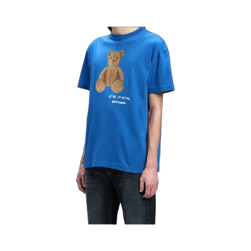 Bear In Mind Bear Printed Crewneck T-Shirt