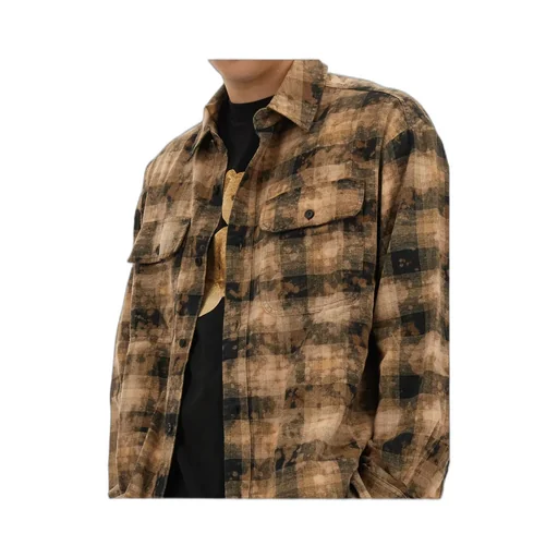 Checked Long-Sleeved Shirt