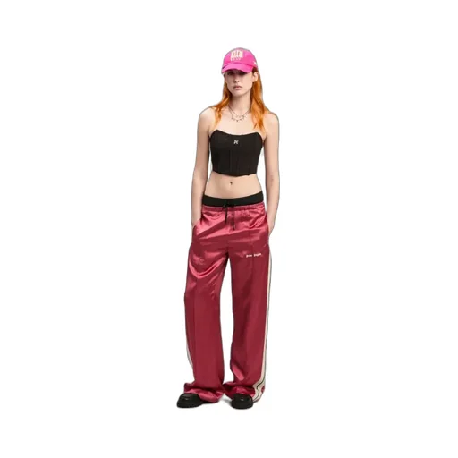 Logo Embroidered Straight Leg Pants
