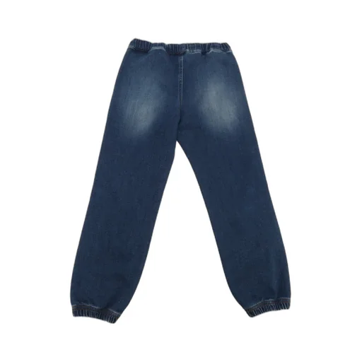 Logo Printed Drawstring Jeans