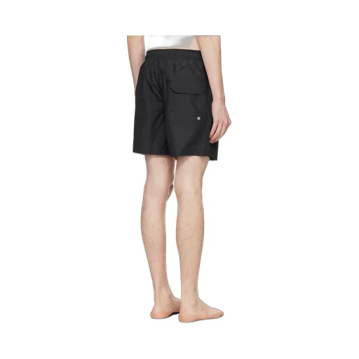 Logo Printed Drawstring Swim Shorts
