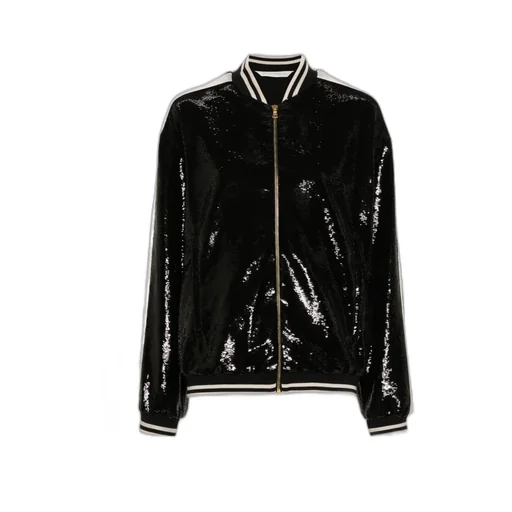 Sequined Pilot Jacket