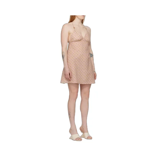 Printed Suspender Dress