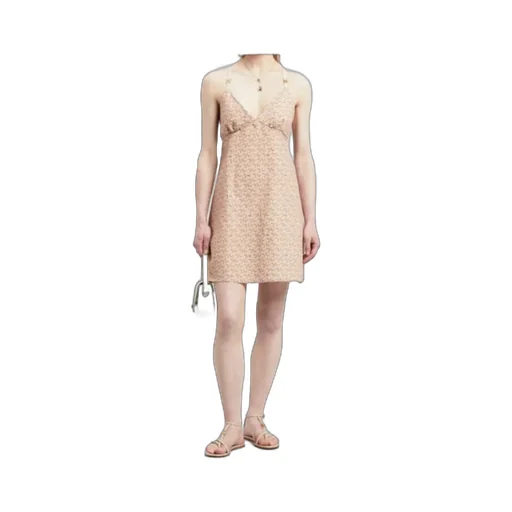 Printed Suspender Dress