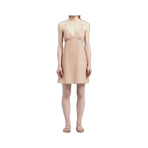 Printed Suspender Dress