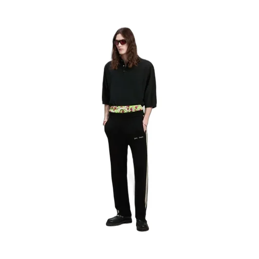 Logo Printed Drop Shoulder Polo Shirt
