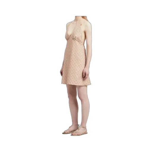 Printed Suspender Dress