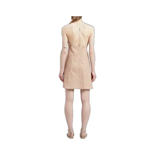 Printed Suspender Dress