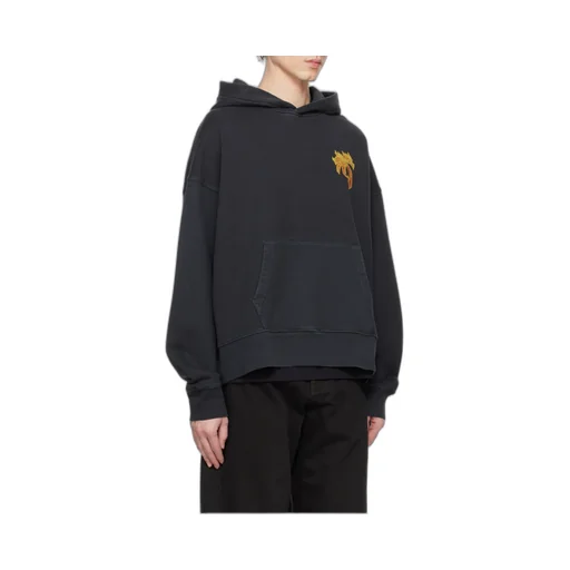 Burning Palm Printed Hoodie