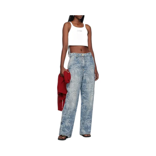 Logo Embroidered Cropped Top