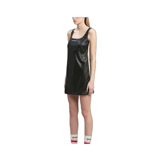 Logo Embroidered Sleeveless Mini Dress