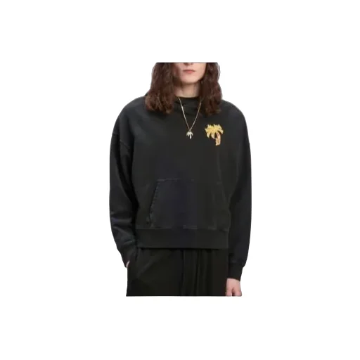 Burning Palm Printed Hoodie