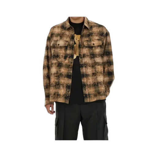 Checked Long-Sleeved Shirt