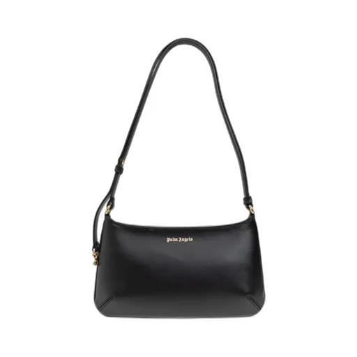 Georgina Logo Printed Zipped Shoulder Bag