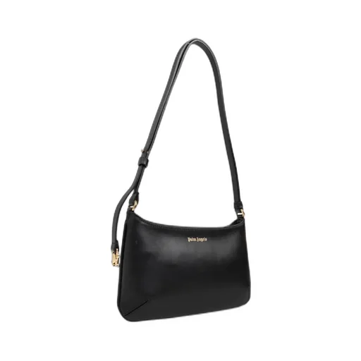 Georgina Logo Printed Zipped Shoulder Bag