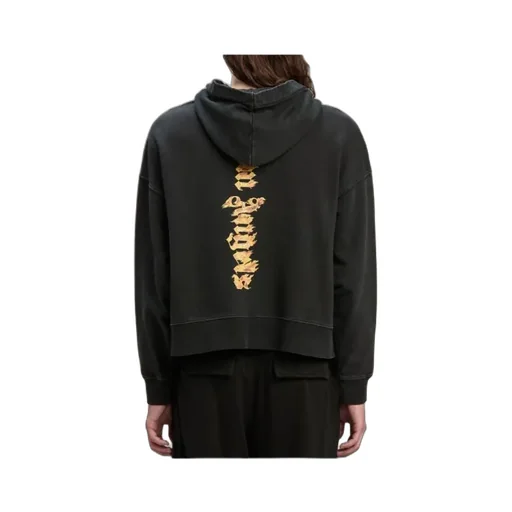 Burning Palm Printed Hoodie