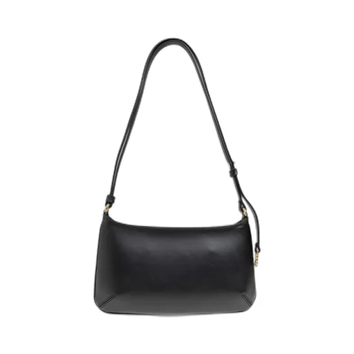 Georgina Logo Printed Zipped Shoulder Bag