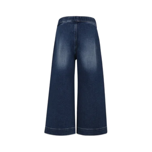 Drawstring Straight Leg Jeans