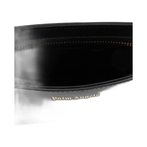 Georgina Logo Printed Zipped Shoulder Bag