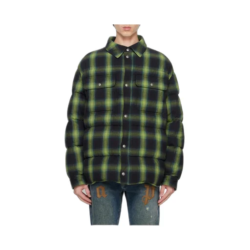 Checked Puffer Jacket