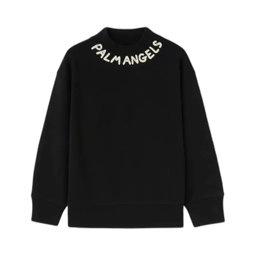 Logo Printed Drop Shoulder Sweatshirt