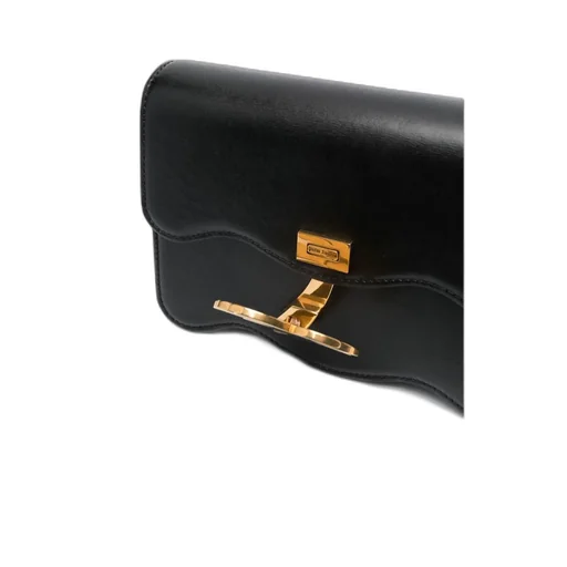 Palm Tree Logo Plaque Shoulder Bag