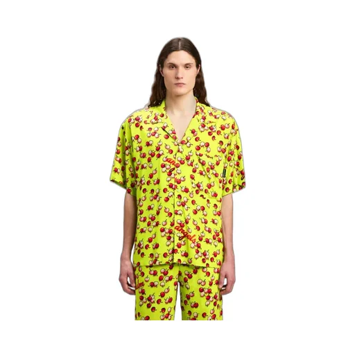 Cherries Printed Short-Sleeved Shirt