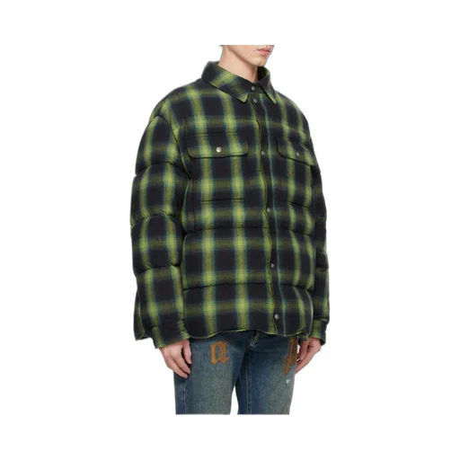 Checked Puffer Jacket