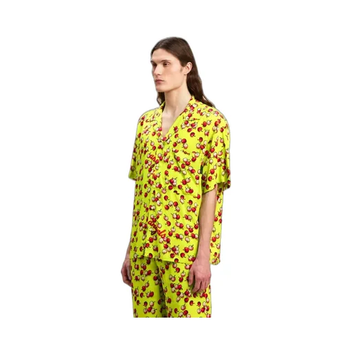 Cherries Printed Short-Sleeved Shirt