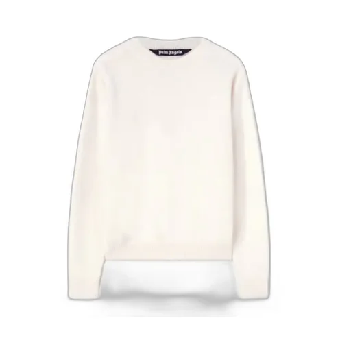 Monogram Print Crewneck Knit Jumper