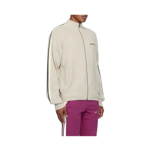 Logo Embroidered Zip-Up Jacket