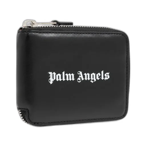 Logo Printed Zipped Wallet