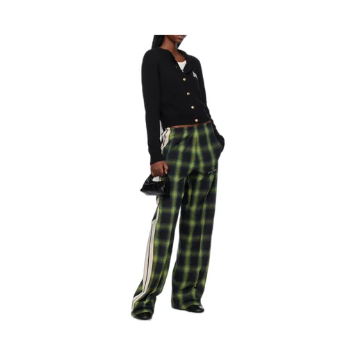 Monogram Intarsia Knitted Cardigan