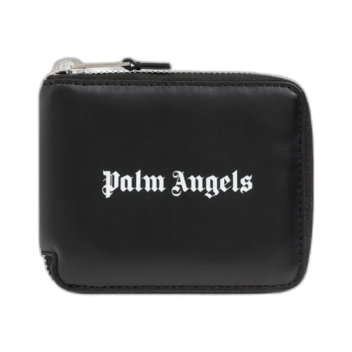 Logo Printed Zipped Wallet