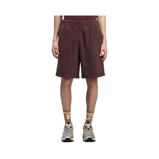 Logo Printed Elastic Waist Track Shorts