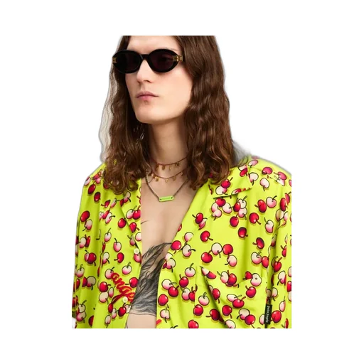 Cherries Printed Short-Sleeved Shirt