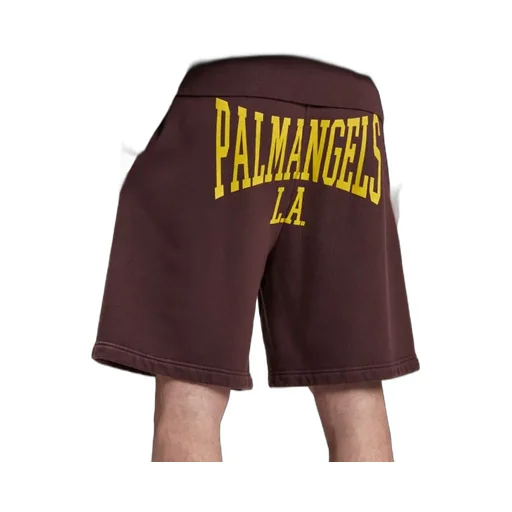 Logo Printed Elastic Waist Track Shorts