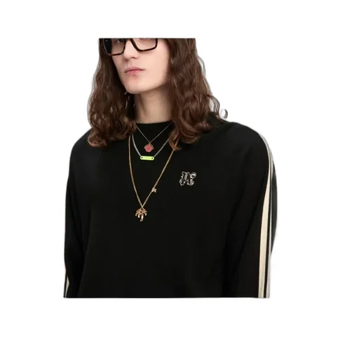 Monogram Embroidered Knitted Jumper