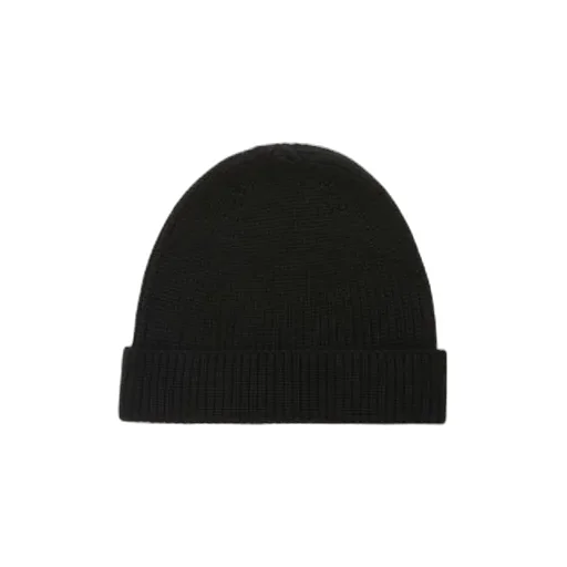 Logo Embroidered Turn-Up Brim Beanie