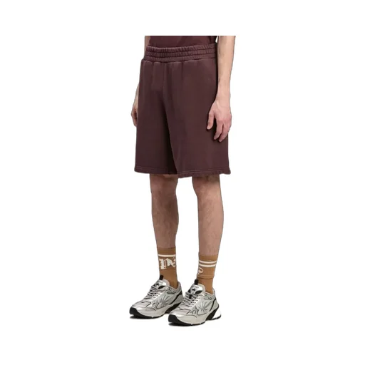 Logo Printed Elastic Waist Track Shorts