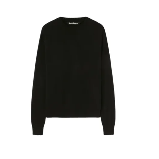 Monogram Print Crewneck Knit Jumper