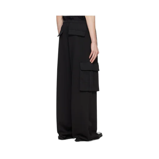 Wide Leg Drawstring Cargo Pants