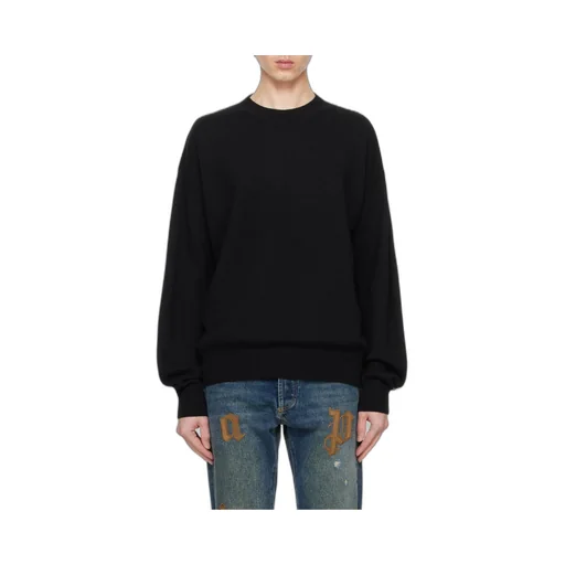 Monogram Print Crewneck Knit Jumper
