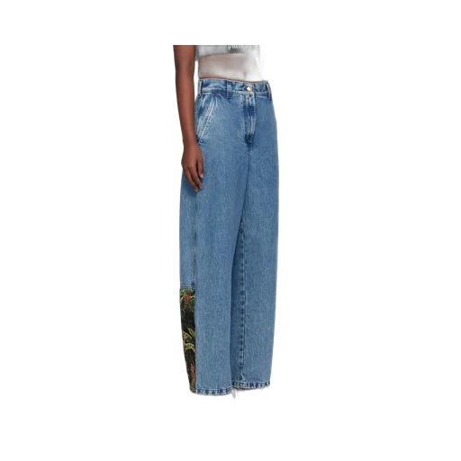 Jungle Printed Jeans